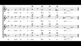 Tu solos qui facts mirabilia J Desprez Score Animation [upl. by Kcarb]