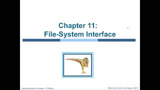 نظم التشغيل67 الفصل الحادي عشر الجزء الاول File Concept Operations and Locking [upl. by Tillo]