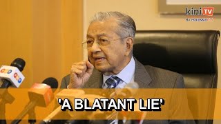 I never threatened to sack Guan Eng thats a blatant lie  Dr M [upl. by Yleak493]