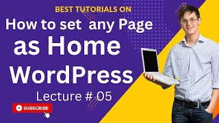 How to Set Any Page as a Home Page in WordPress  StepbyStep Tutorial [upl. by Ajax]