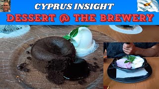 The Brewery Protaras Cyprus  Double Delish Desserts [upl. by Derfiniw]