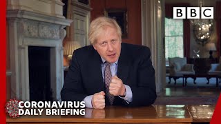 Coronavirus Boris Johnson updates nation on Covid19 lockdown 🔴 BBCNews  BBC [upl. by Crescantia]