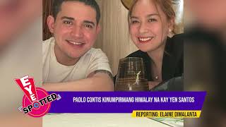 PAOLO CONTIS KINUMPIRMANG HIWALAY NA KAY YEN SANTOS [upl. by Nnyroc]