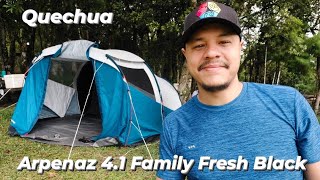 CONHEÇA NOSSA BARRACA  QUECHUA ARPENAZ 41 FAMILY FRESH BLACK [upl. by Ojyram138]