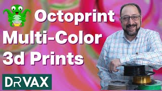 Octoprint Multicolor 3d Prints including Ender 3 V2 [upl. by Hsekar]