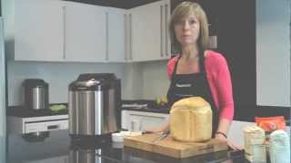 Baking bread using the rapid cycle on your Panasonic breadmaker [upl. by Yaresed]