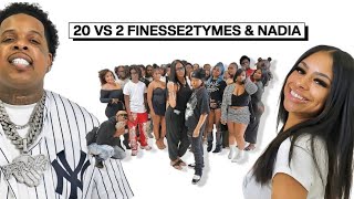 finesse2tymes Gets Into A HEATED ALTERCATION during 20 vs 1 with nadia [upl. by Epner179]