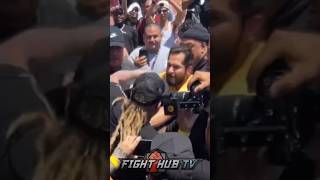 Jorge Masvidal BRAWLS with Nate Diaz team at press conference [upl. by Gusta]