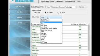 split pst pro to Split large sized PST files [upl. by Nnylireg]