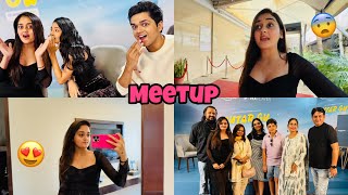 OMG🤩 Itna Bada Secret 🤫 Surprise meet with Ritu amp Anuj Gutur Gu Actors in Mumbai  Bindass Kavya [upl. by Billmyre]