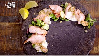 Geräuchertes Vitello tonnato Kalbfleisch mit Thunfischsauce – Big Green Egg [upl. by Heng]