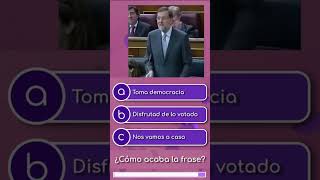 quotVenga yaquot  ¿Cómo acaba la frase de marianorajoy quiz test juego [upl. by Dugan177]