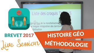 Brevet 2017  Méthodologie pour lHistoire Géo en live avec digiSchool [upl. by Swift551]