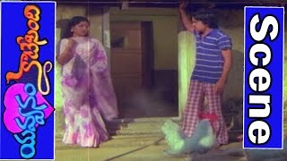 Babji feeling for Jyothi Rathinirvedam Old Telugu Movie  Jayabharathi V9videos [upl. by Zebapda]