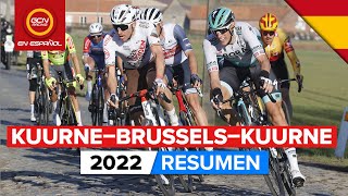 Resumen Kuurne  Bruselas  Kuurne 2022 [upl. by Cranston]