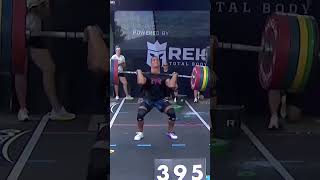 395lb 179kg Clean and Jerk — Gui Malheiros [upl. by Noerb654]