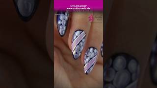 Metallic Paint Silver  Blooming Gel 🥰 im SaidaShop 👉 wwwsaidanailsde SaidaNailsOfficial [upl. by Childers]