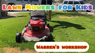 Lawn Mowers for Kids [upl. by Ko]