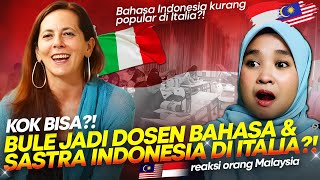 🇮🇩 GAK NYANGKA  DOSEN BAHASA DAN SASTRA INDONESIA ADALAH ORG ITALIA DI UNIVERSITAS ITALIA 🇲🇾 REACT [upl. by Yelnats]