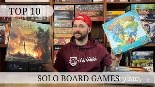 Top 10 Solo Board Games [upl. by Lupee558]