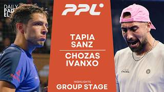 AGUS GOES NUTS  TapiaSanz VS ChozasIvanxo  Padel Pro League  New York  Highlights [upl. by Nylegna]