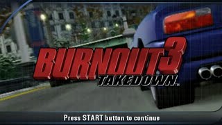 Burnout 3 Takedown  Main Menu Video with soundtrack [upl. by Siegfried13]