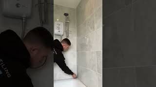 How is bathroom grouting done [upl. by Yelrah]