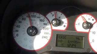 Fiat Grande Punto Sport 19 MJ chip tuning remapped mod 165PS acceleration 0150kmh [upl. by Shreve]