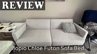 Mopio Chloe Futon Sofa Bed Review [upl. by Radcliffe]