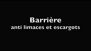 Barrière antilimaces et escargots efficace à 999 tutoriel [upl. by Tubb255]