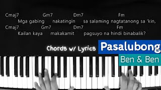 Pasalubong  BenampBen  Moira dela Torre Piano Cover Chords w Lyrics [upl. by Fullerton]