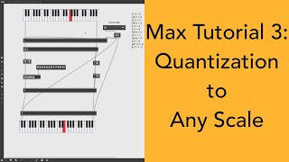 MaxMSP Tutorial 3 MIDI Pitch Quantization to Any Scale [upl. by Winfrid]