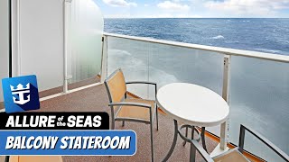 Allure of the Seas  Promenade View Stateroom Tour amp Review 4K  Royal Caribbean Cruise [upl. by Kolb152]