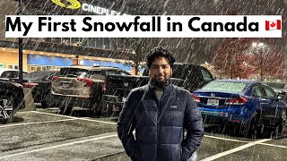 Surrey’s First Snowfall of the Season  Vlog 111  Winter Wonderland in Canada [upl. by Nnyltiac]