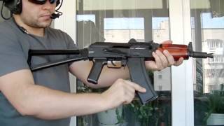 SRC AKS 74U Full Steel GBB Rifle Shooting and Review [upl. by Moskow911]