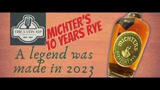 Michters 10 Years Straight Rye Bourbon Tasting the Legend of 2023 [upl. by Acinod]