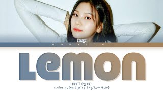 UMJI Lemon Original by Kenshi Yonezu Lyrics Color Coded Lyrics [upl. by Arianne]