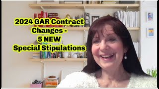 2024 GAR Contract Changes Special Stipulations [upl. by Meek]