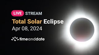 LIVE Total Solar Eclipse Great North American Eclipse  April 8 2024 [upl. by Ikram677]