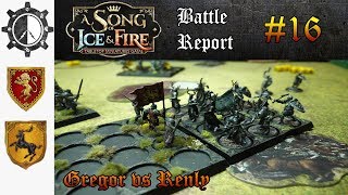 A Song of Ice and Fire TMG Battle Report Renly Baratheon Vs Gregor [upl. by Cantu]