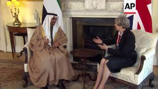 British PM hosts Crown Prince of Abu Dhabi [upl. by Wohlert]