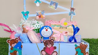 Baby hamper decor ideas 😱😍babyhampers babygirl babyboy craftidea diy ytvideo ytviral craft [upl. by Burney427]