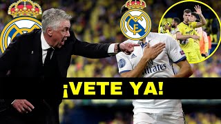 TERREMOTO EN EL MADRID  ANCELOTTI NO LO QUIERE NI VER  NO VOLVERÁ A JUGAR MÁS CON EL REAL MADRID [upl. by Yracaz]