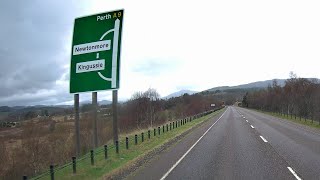 Kingussie from the A9 Highland Scotland UK [upl. by Kado]