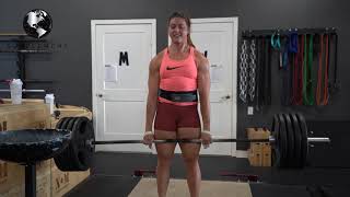 Jessica Buettner Deadlifts 405lbs for 20 reps [upl. by Aleihs]