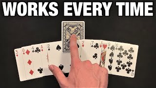 “12 Card Magic”  Brilliant NO SETUP Self Working Card Trick [upl. by Goerke]