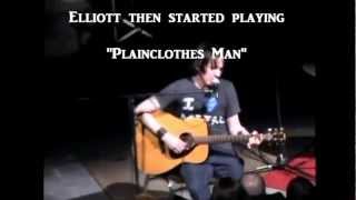 Elliott Smith reaction to crowd member yelling quotget a backbonequot [upl. by Nylecaj]