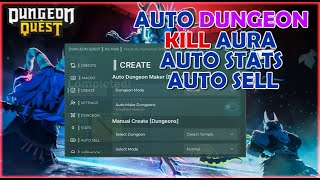 ⚡Dungeon Quest Script Hack • Auto Dungeon • Kill Aura amp More Roblox [upl. by Eisnyl]