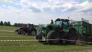 CASE IH 300 OPTUM vs DEUTZFAHR 8280 [upl. by Pooh]