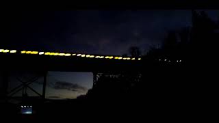 VIA Rail going through the Wentworth Valley at Night Fall [upl. by Aseen]